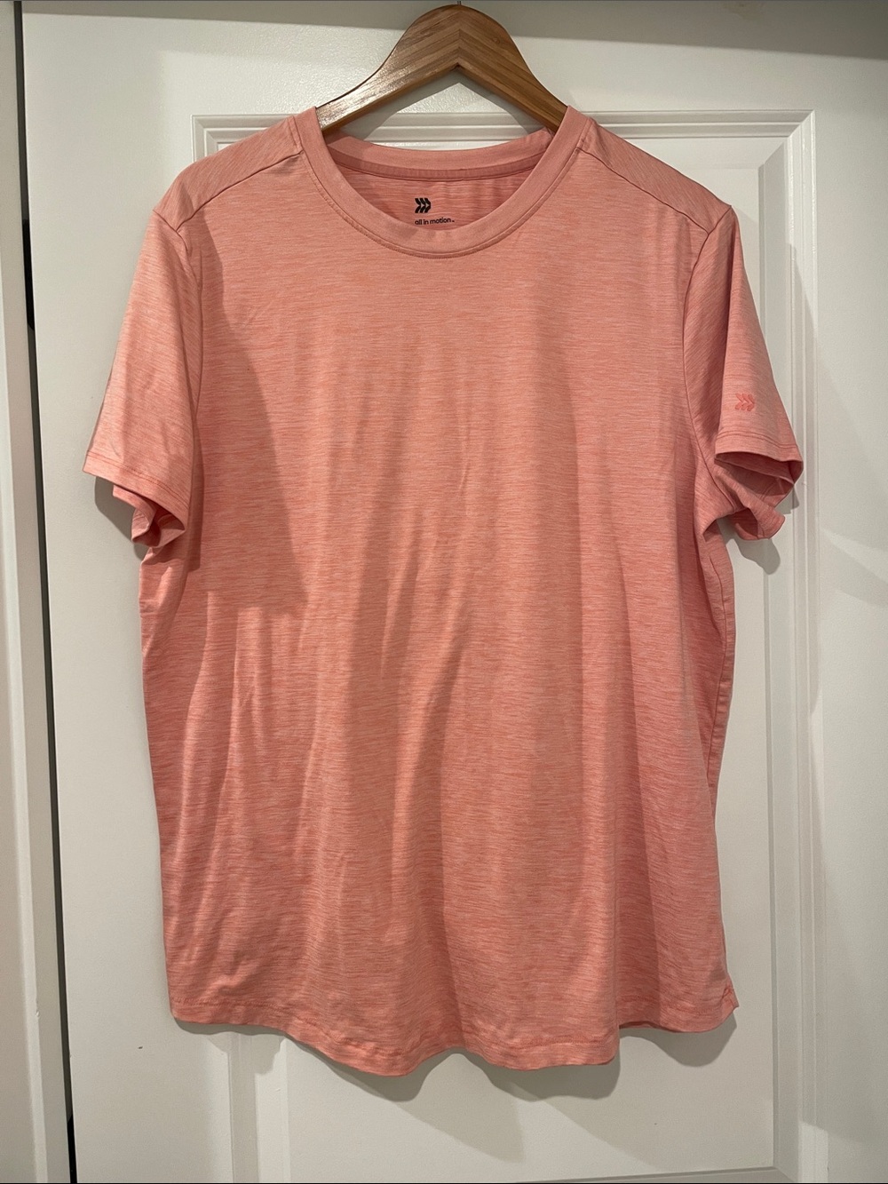 All in motion men’s orange athletic tee large